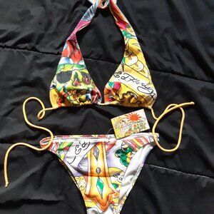 NWT Ed Hardy bikini